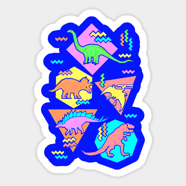 Nineties Dinosaur Pattern